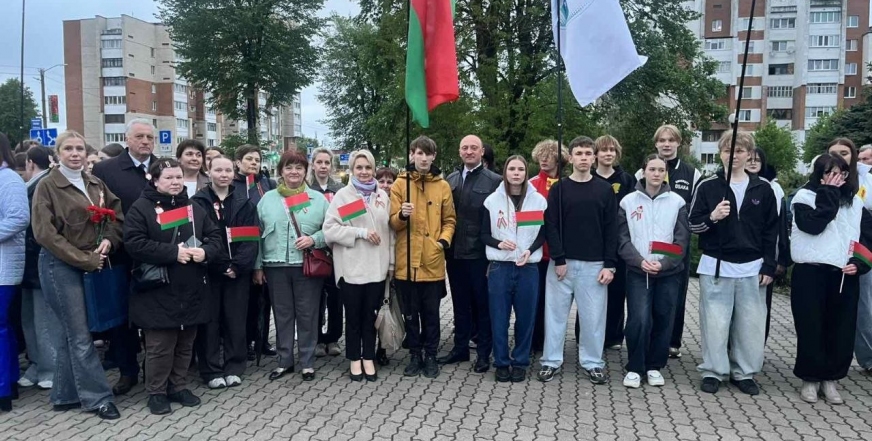 Торжественный митинг у мемориала Партизанам Полесья